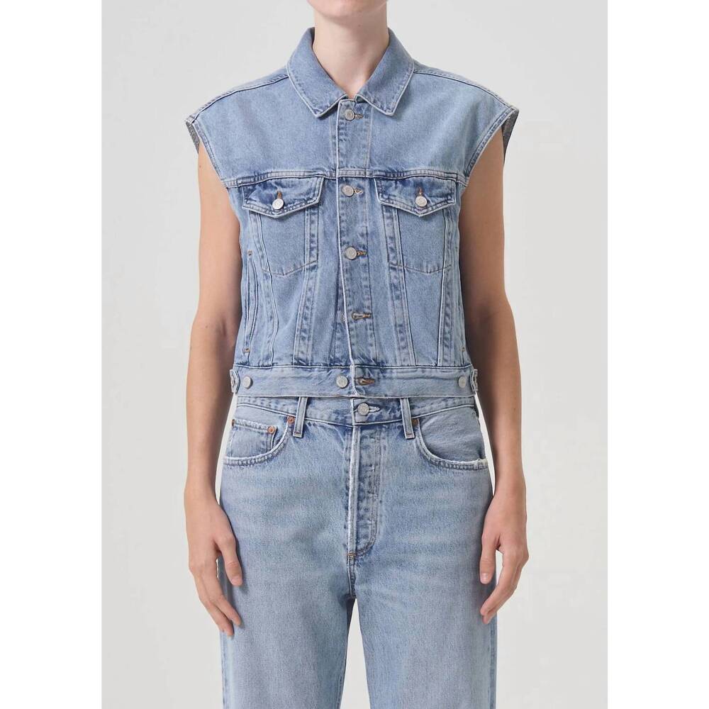 NEW AGOLDE charli vest in immortal